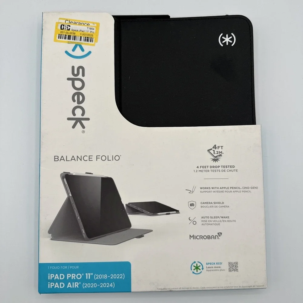 Speck Balance Folio R Protective Case iPad 11-inch Air, iPad 11-inch Pro and